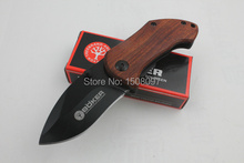 5PCS/LOT BOKER DA33 Pocket Knife Mini Small Folding Knife 440C Blade Wood Handle Camping Outdoor Survival Tools Free Shipping