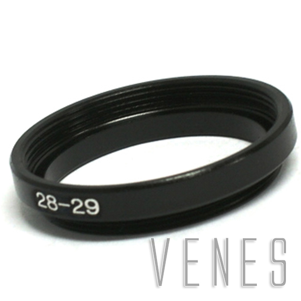 Brand New 28-29mm Step-Up Metal Lens Adapter Filter Ring / 28mm Lens to 29mm Accessory