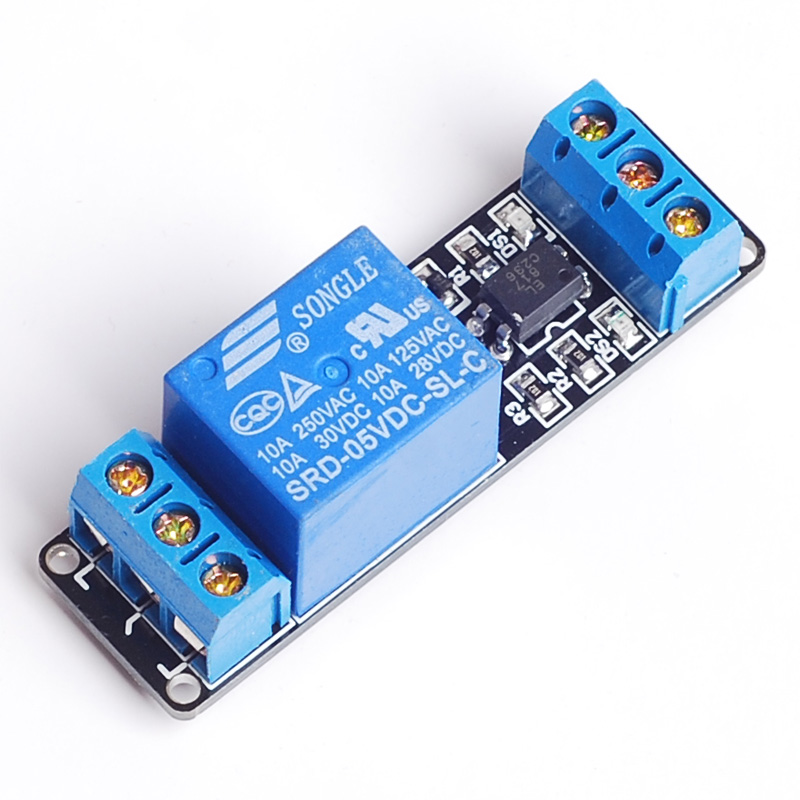 1 way electromagnetic relay module 5 v optical coupling isolation module controls the high pressure low pressure Five times