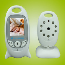 Wireless Video 2.0 inch Color Baby Monitor Security Camera 2 Way Talk NightVision IR LED Temperature Monitoring with 8 Lullaby