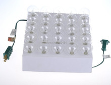 Decro 25 Ft Clear Globe G40 String Lights Set with 25 G40 Bulbs Included Patio Lights