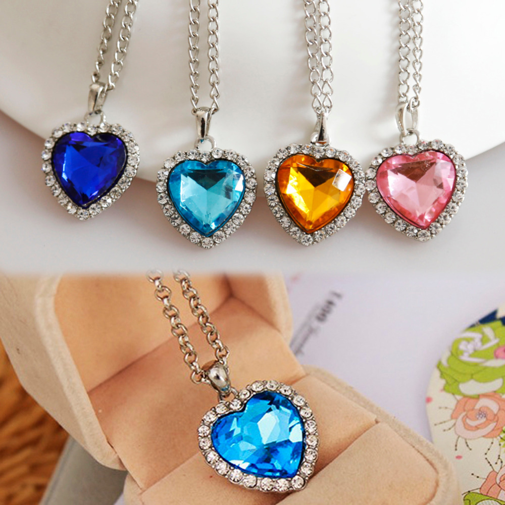 Купить за $0.79 - charming jewelery accessories titanic hear.