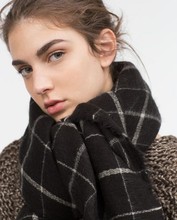 Za Brand White Red Women Men Winter Cashmere Wool Scottish Oversize British England Tartan Warm Shawl Blanket Black Plaid Scarf