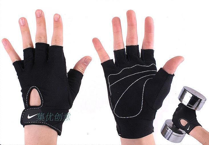 free shipping authentic GX 0042 men a bicycle half finger mitts dumbbell exercise gym gloves Size