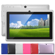 6 Colors 4GB Q88 7 inch Tablet PC Allwinner A23 Dual-core 512MB/4GB 800 x 480 Dual Camera WIFI 2500mAh tablet