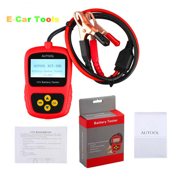 Factory Original Autool BST-100 Battery Tester Auto Battery Analyzer Multi-language Free Shipping Made in China