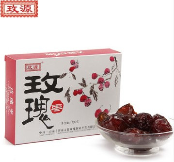 Rose Rose jujube special purchases for the Spring Festival leisure food beauty snacks Shandong Ji'nan specialty 100g