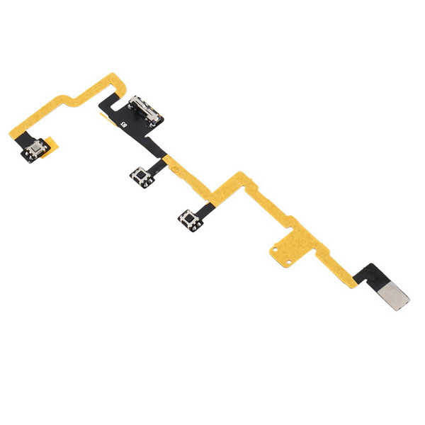 10Pcs Volume Control Power Switch On/Off Key Flex Cable Replacement for iPad 2 Newest