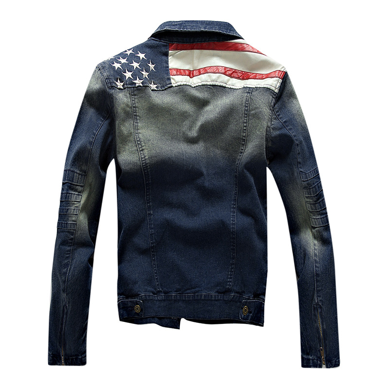 2015 fall and winter jacket men clothes new arrival men s casual washed denim jacket men