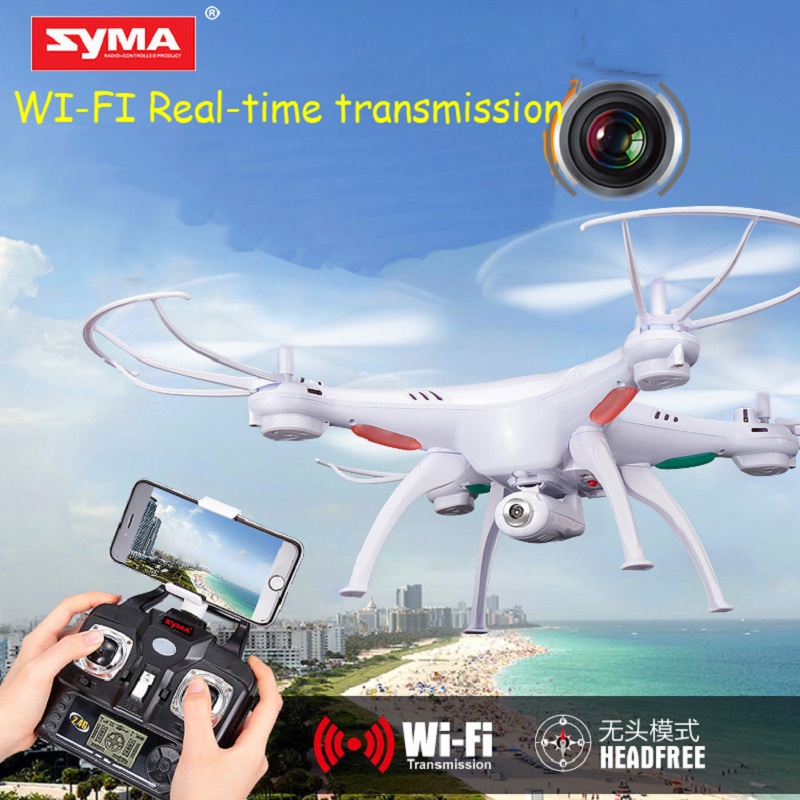 100% Original SYMA X5SW WIFI RC Drone fpv Quadcopter with Camera Headless 2.4G 6-Axis Real Time RC Helicopter Quad copter Toys
