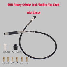 6 MM eje Flexible con mandril RotaryTool Flexible Dremel adapta Dremel Rotary tools110cm con 6 de mandril accesorios Dremel
