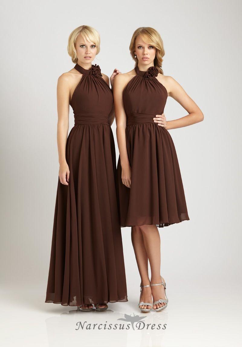 Long Brown Dresses