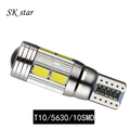 1X car styling Car Auto LED T10 194 W5W Canbus 10 smd 5630 LED Light Bulb
