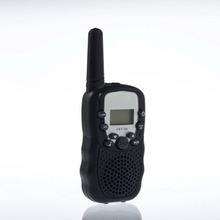 T 388 2pcs Dual Black Adjustable Portable Mini Wireless LCD 5KM UHF Car Auto VOX Multi