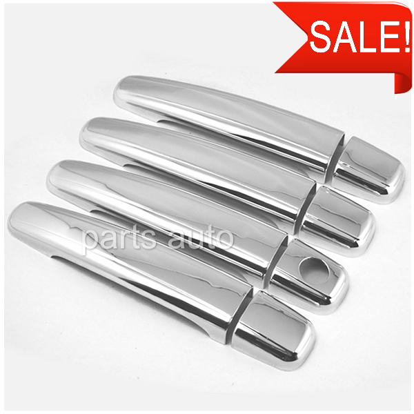 8x for PEUGEOT 307 SEDAN for Citroen C2 C3 1 keyhole set CHROME DOOR HANDLE COVERS
