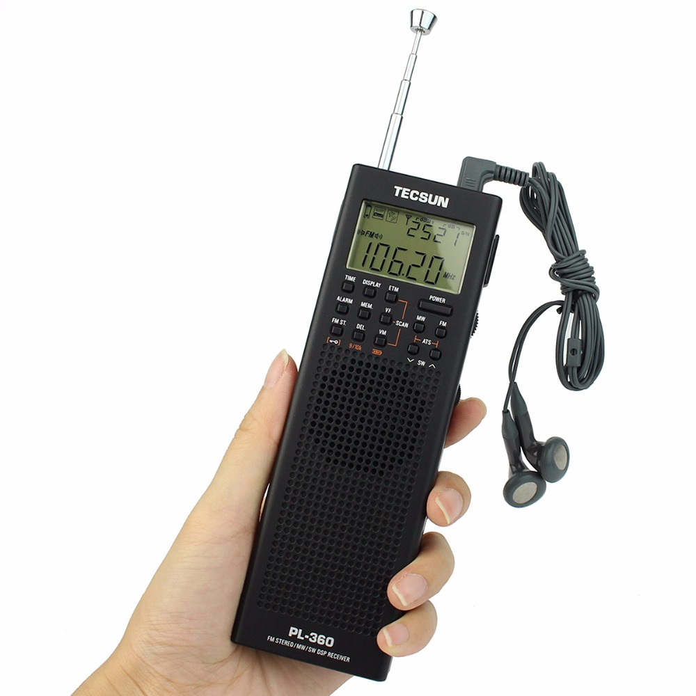 Купить TECSUN pl-360 dsp fm МВт sw lw радио + внешняя am антенна ...