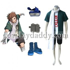 Naruto Akimichi Choujia Cosplay Costume and Accessories Set