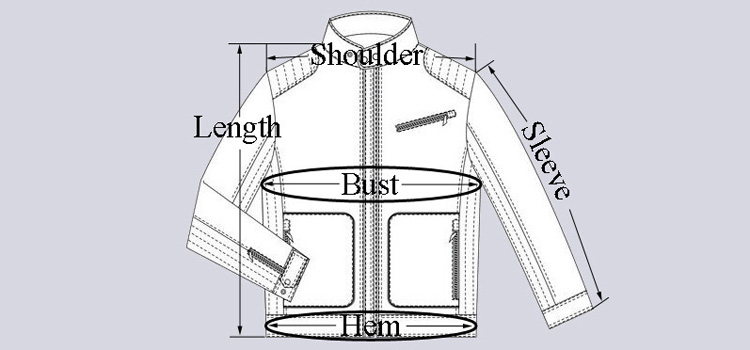 750 jacket shoulder