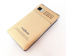 Original TKEXUN T01 Loud Sound Big Keyboard 2 8 Touch Screen Luxury Gold Flip Mobile Phone
