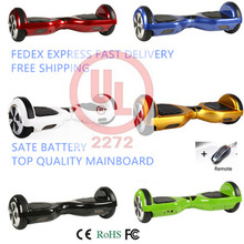 Electric Standing Scooter Samsung Battery Hoverboard Bluetooth Speaker LED Light