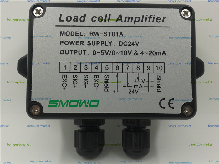 Pressure sensor output amplifier 0-10v 4-20ma transmitter RW-ST01 weighing force measurement balance load cell amplifier