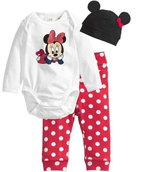 Baby Kids Boys Girls Clothing Sets Long sleeve+hat+pants 3pc Casual Cute Spring Clothing 07