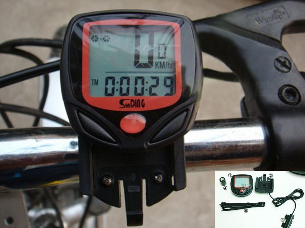 New 2015 Cycling Bike Bicycle Cycle Computer Odometer Speedometer Waterproof