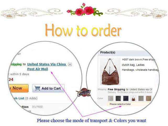 How to order 1