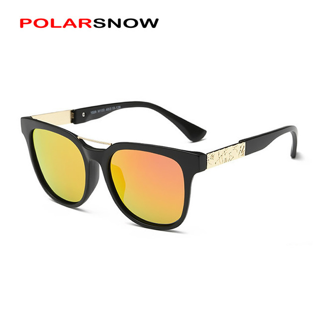 POLARSNOW Мода 2016 Vintage Марка Поляризованные Детские Солнцезащитные Очки Мальчики Девочки Высокое Качество Солнцезащитные Очки для Детей UV400 Óculos Очки