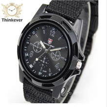 C0041 Famous Brand Men Outdoor Sport Quartz wristwatch Casual Fabric Watch Solider Military Army Watches Clock Relogio Masculino