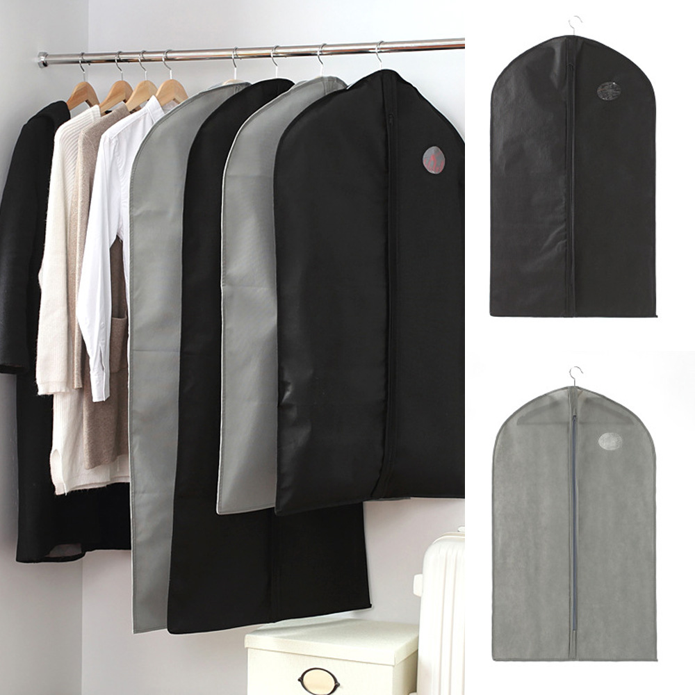 Dress Storage Garment Suit Coat Cover Hanger Protector Dust-proof Carrier Bag