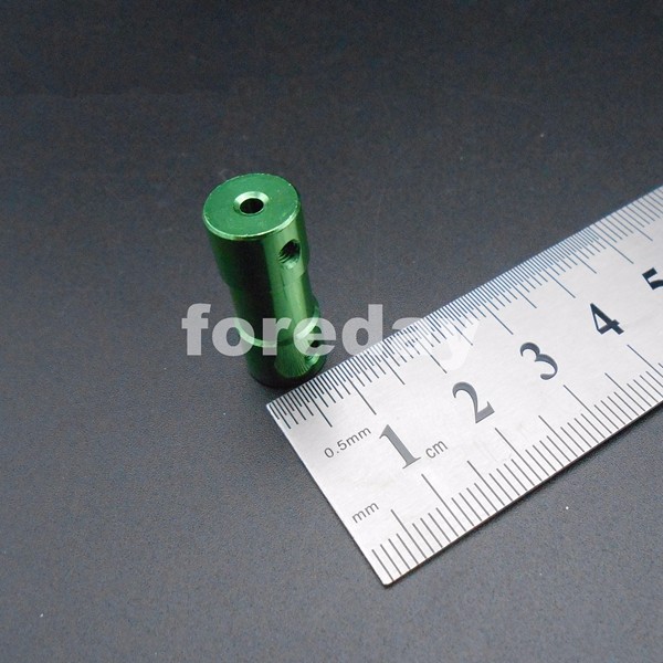 Description Picture 4 of item5PCS Aluminum Green 3- 3.17mm Shaft Motor Flexible Coupling Coupler Length: 25mm dia. 10mm +1 Spanner wrench 3-3.17 *FD479X5+1