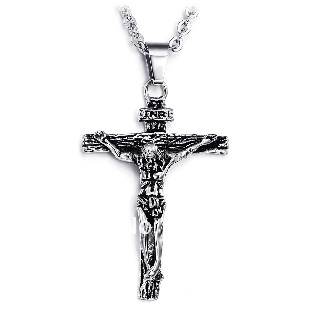 Stainless steel cross Pendant religion jewelry Unique personality on sale 810