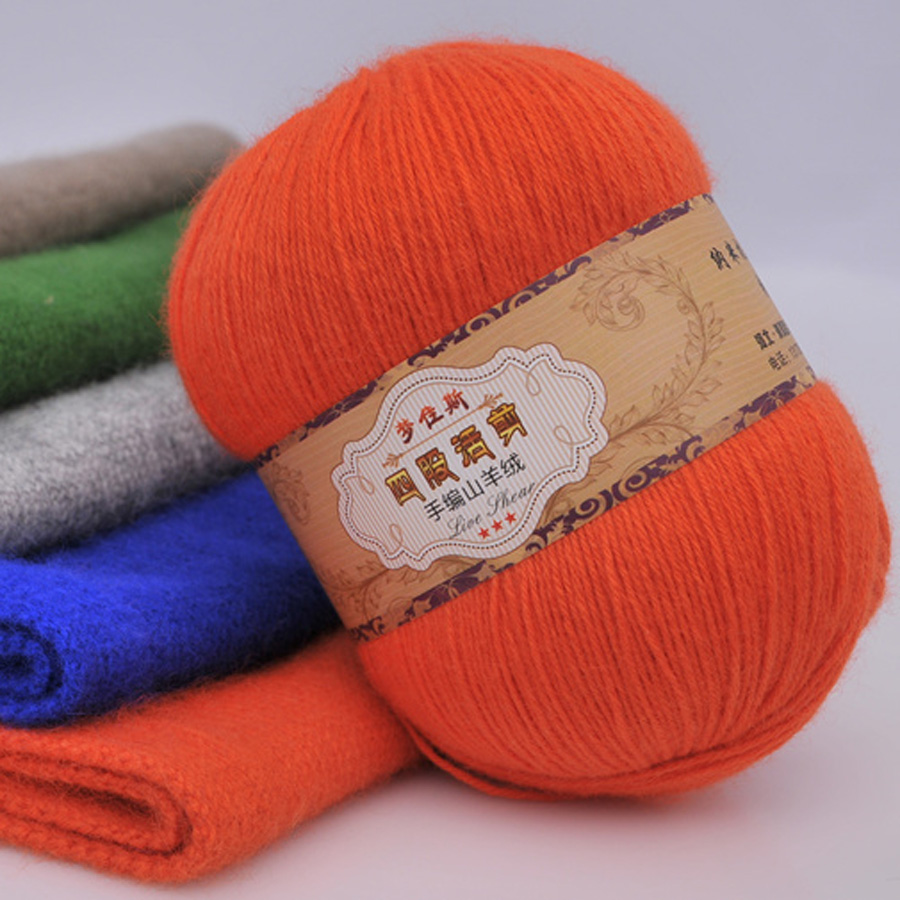 Best Quality 100% Mongolian Cashmere Hand-knitted Cashmere Yarn Wool Cashmere Knitting Yarn Ball Scarf Wool Yarny Baby