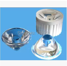 50 unids/lote 30 degree secundaria lente óptica y titular por 1 W 3 W 5 W alta potencia led