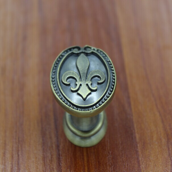 34mm kichen cabinet knobs antique drawer knobs Bronze zinc alloy dresser wardrobe furniture handles pulls knobs
