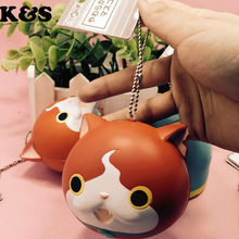 2styles Japan Squishy 8CM 3DS Yo kai Watch Game Squishies phone charm Cute Cat Wholesale Squishies