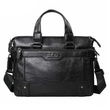 Business bag men genuine leather Man bag handbag men messenger bags cross- section of 14-inch computer bags briefcase V2G72