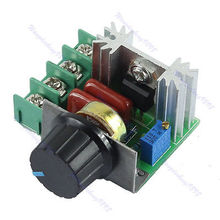 J34 Free Shipping AC 220V 2000W SCR Voltage Regulator Dimming Dimmers Speed Controller Thermostat