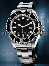 2014 nuevos hombres de deepsea reloj automático hombre de acero inoxidable relojes de lujo sea dweller reloj para hombre