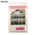 2016 Lace Design Artificial False Nails Cheap Fake nails Faux Ongels Full False Nail Art Tips
