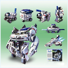 Educational Solar Robot Kit Science DIY 7 in 1