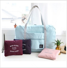 New Fashion Shopping Travel Bag Large Capacity Bag Women Men Folding Waterproof Shoulder Duffel Bag Luggage Organizer Handbags