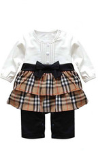 2015 Baby Girls Summer Dress Infant Romper Dresses Toddler Girls Birthday Party Dresses Jumpsuits New Style Baby Clothing