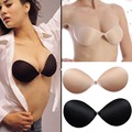 Hot Womens Silicone Bra Sexy Adhesive Stick On Push Up Strapless Invisible Cotton Backless Bra