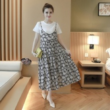 2016 new summer maternity clothing set maternity dresses and T shirts pregnancy dresses materntiy summer clothing 16571