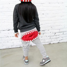 Baby Kids Boys Girls Chic Zipper Casual Harem Pants Sport Loose Trousers