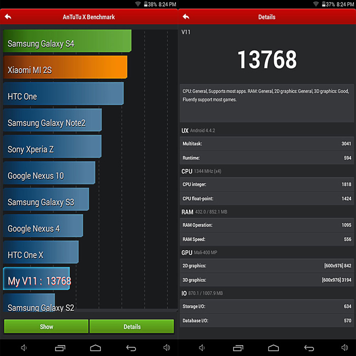 10 1 Tablet PC 1024 600 Quad Core 1GB 16GB Android 4 4 Wi Fi Bluetooth