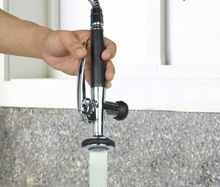 Brass Pull Out Down Spray Sprayer Head Replacement Kitchen Sink Faucet