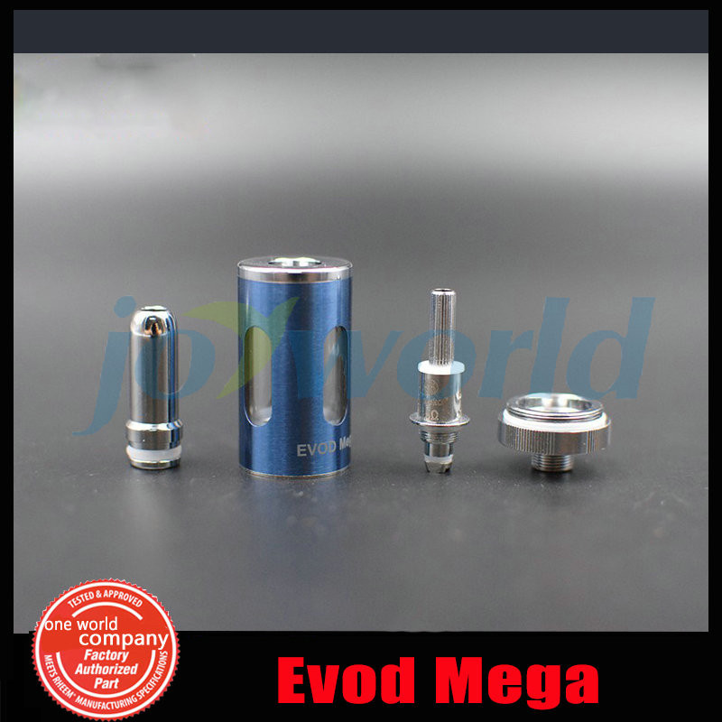 2 100% Authentic Kanger Evod Mega Electronic cigarette Adjustable battery 1900mah e cig Kanger Evod Mega Starter Kit